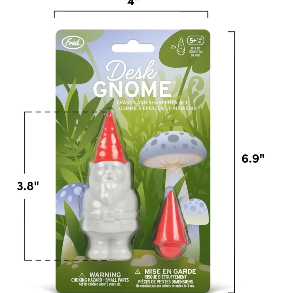 Desk Gnome | Eraser & Sharpener Set - Picture 4 of 5